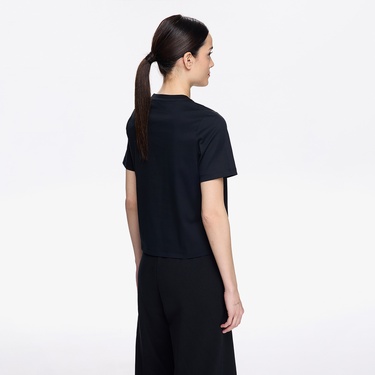  Les Benjamins Classic Oversized Kadın Siyah T-Shirt