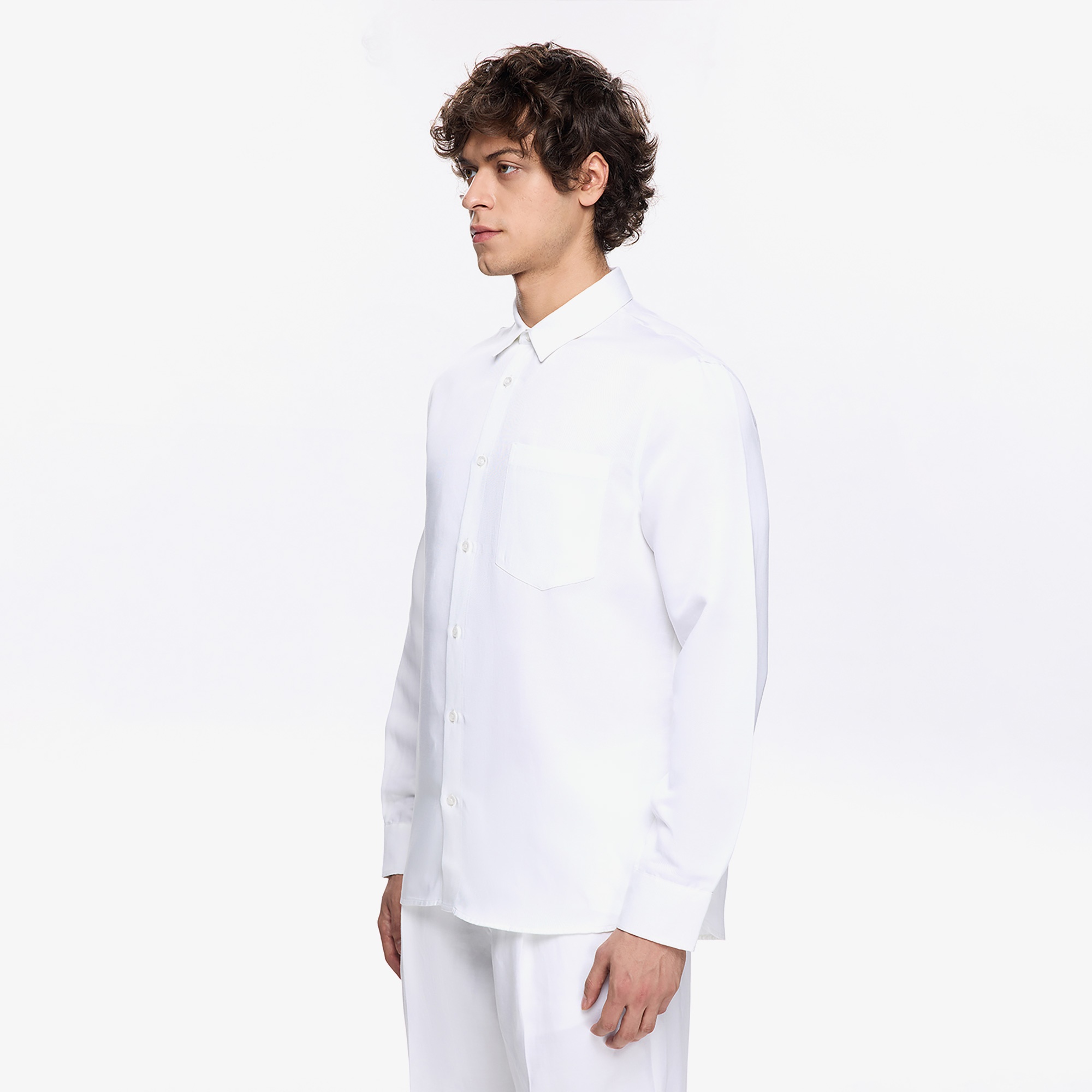 Les Benjamins Classic Erkek Beyaz Gömlek