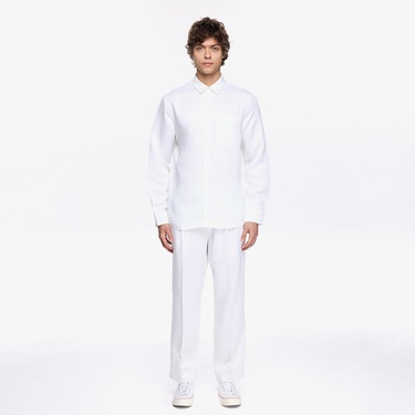  Les Benjamins Classic Erkek Beyaz Gömlek