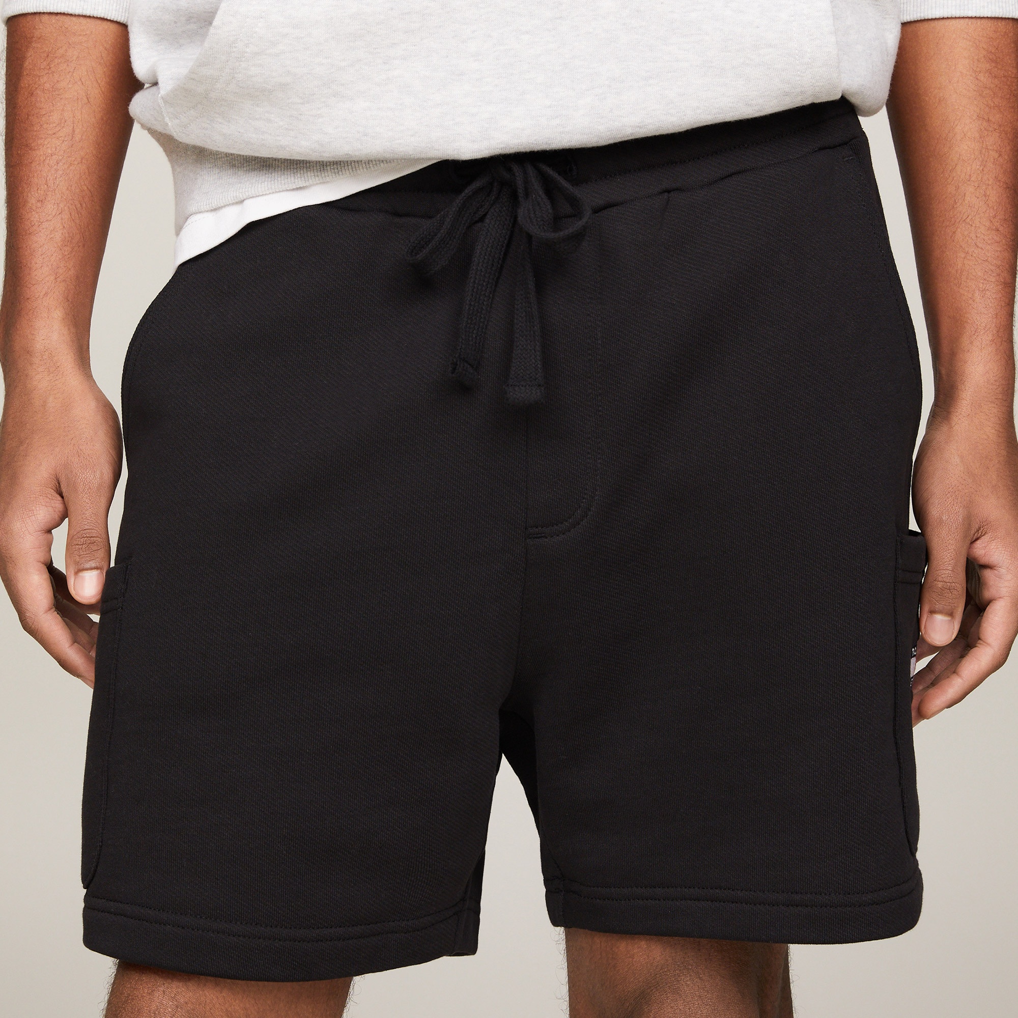 Tommy Hifiger Pamuklu Regular Fit Erkek Siyah Şort