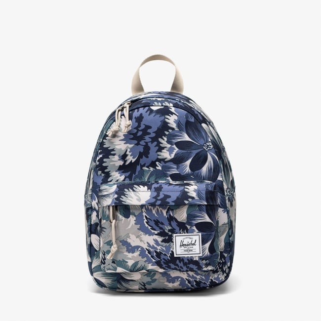  Herschel Floral Tapestry Unisex Mavi Mini Sırt Çantası