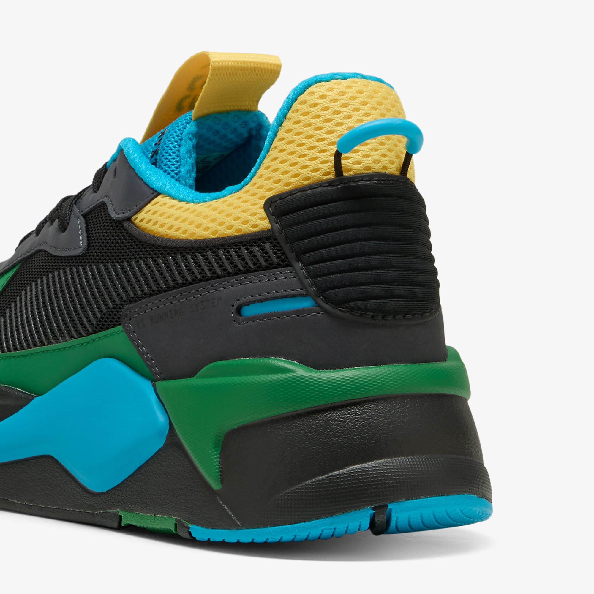 Puma Puma RS-X Toys Erkek Mavi/Yeşil/Siyah Spor Ayakkabı Sneaker | FashFed Siyah - 7. görsel