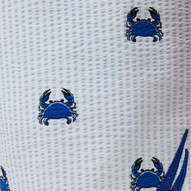  Nautica Erkek Lacivert Regular Fit Çizgili Deniz Şortu