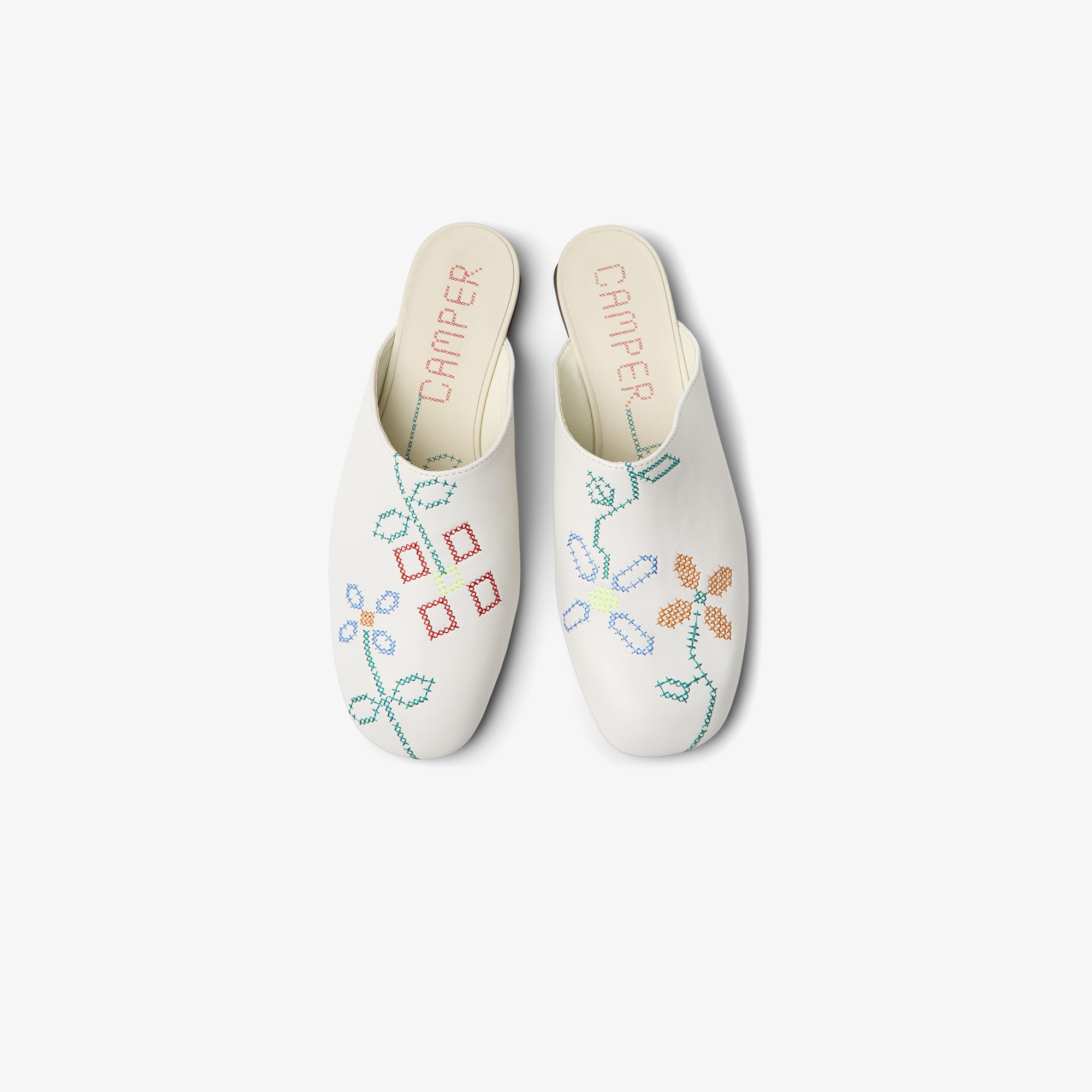 Camper TWS Kadın Beyaz Terlik