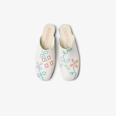  Camper TWS Kadın Beyaz Terlik