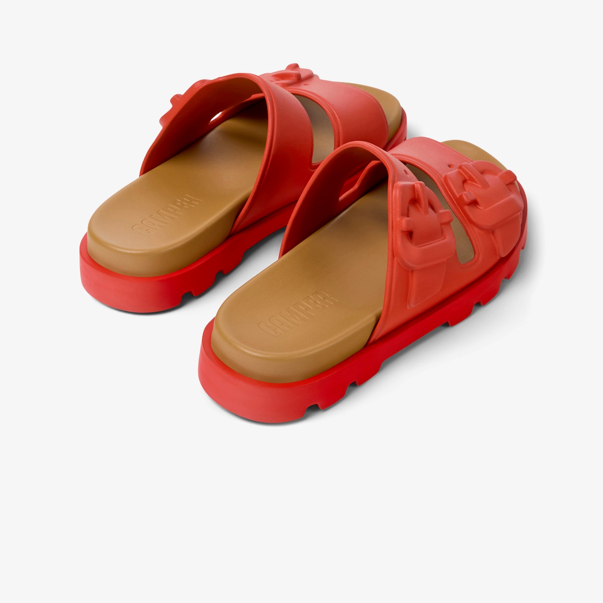 Camper Brutus Kadın Parlak Kırmızı Terlik