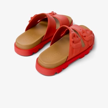  Camper Brutus Kadın Parlak Kırmızı Terlik