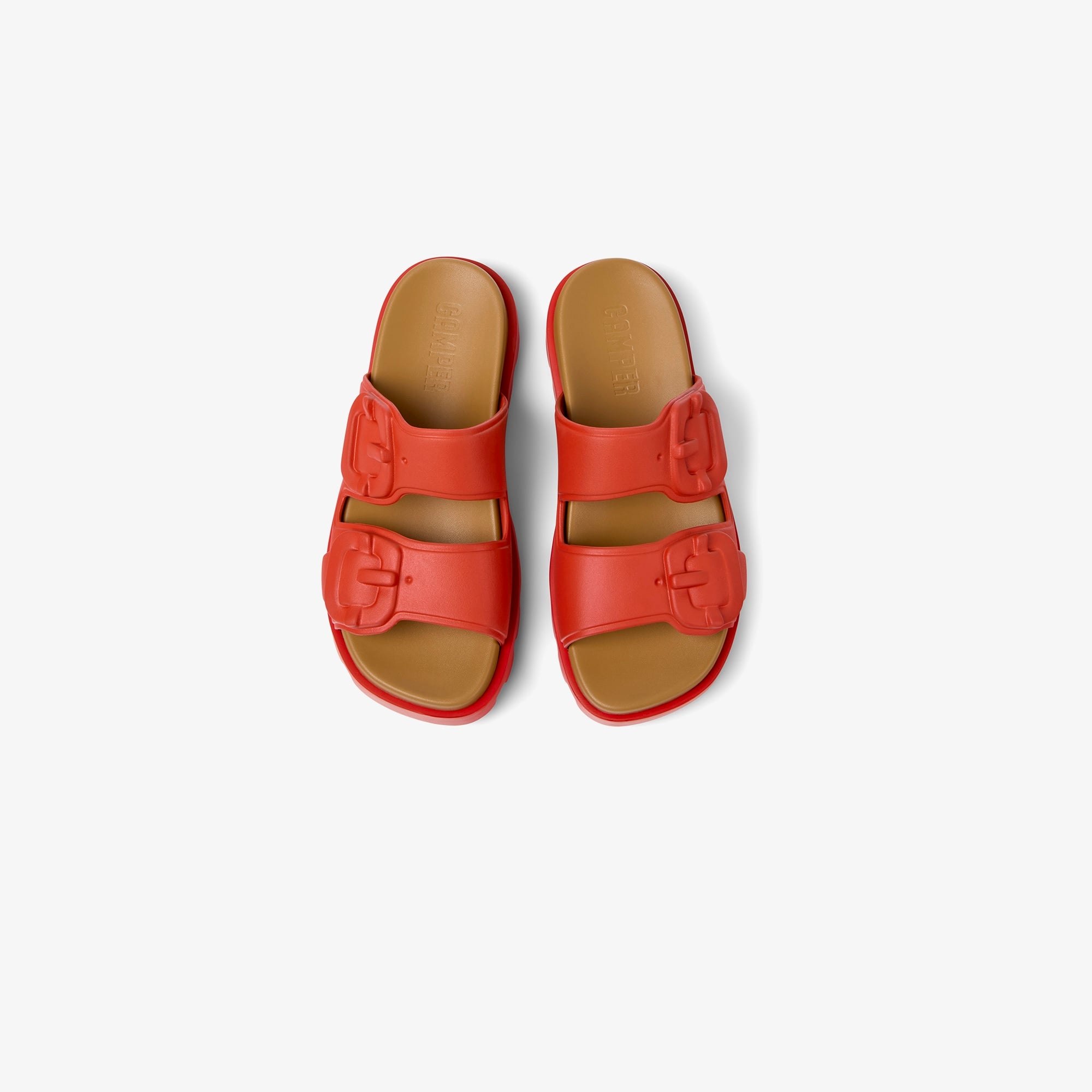 Camper Brutus Kadın Parlak Kırmızı Terlik