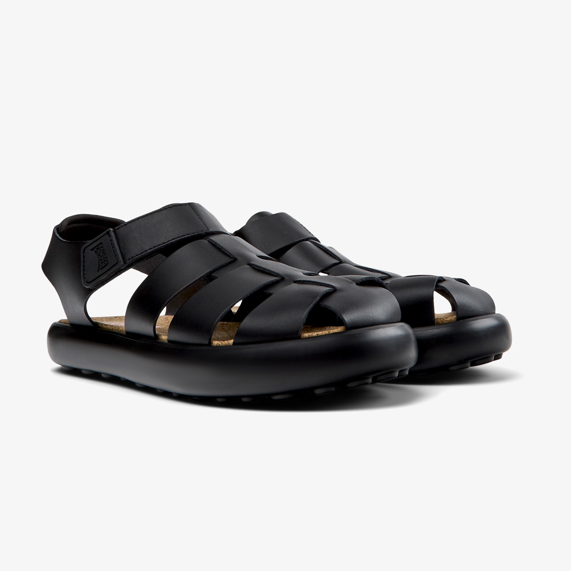 Camper Pelotas Flota Sandal Erkek Siyah Sandalet