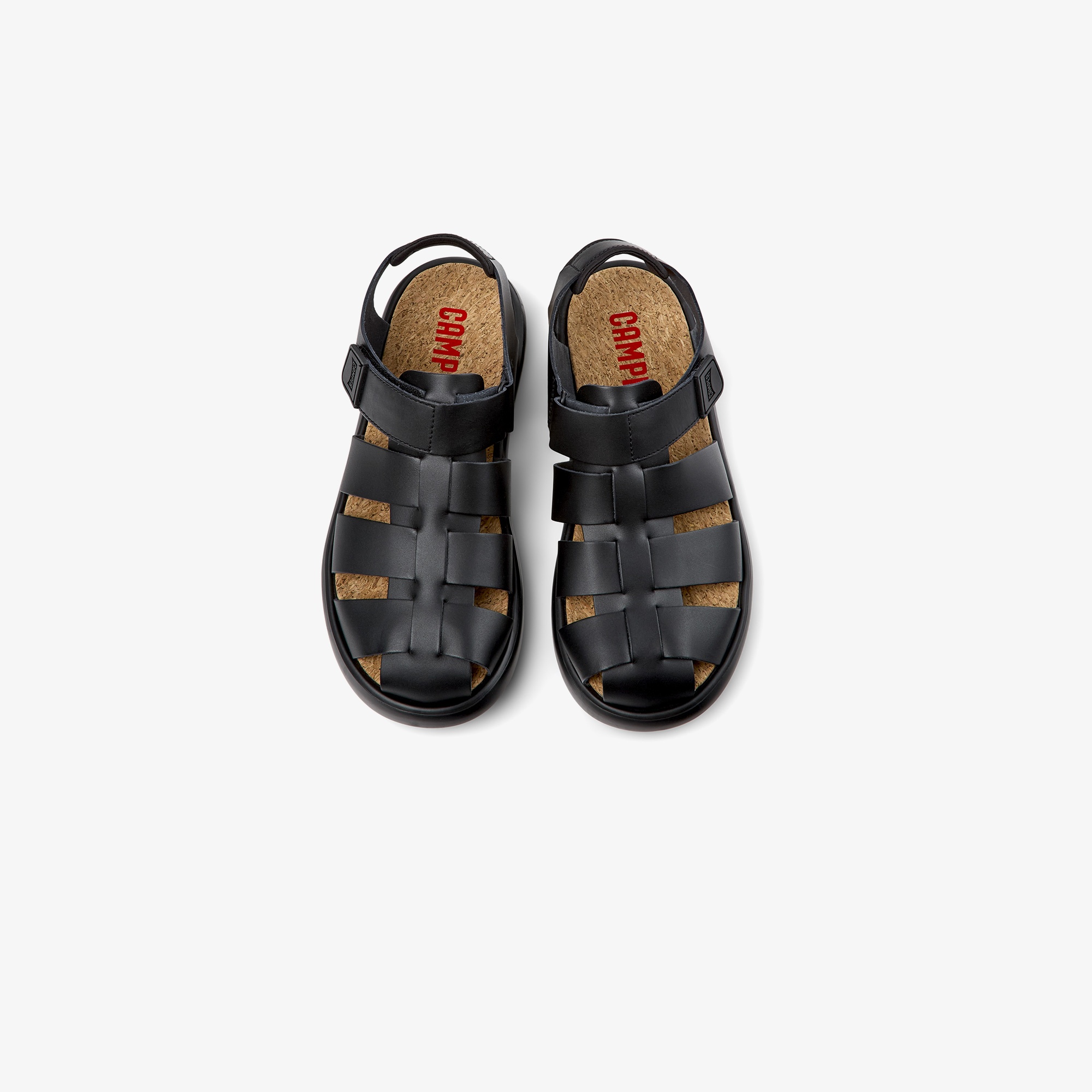 Camper Pelotas Flota Sandal Erkek Siyah Sandalet