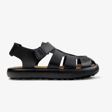  Camper Pelotas Flota Sandal Erkek Siyah Sandalet