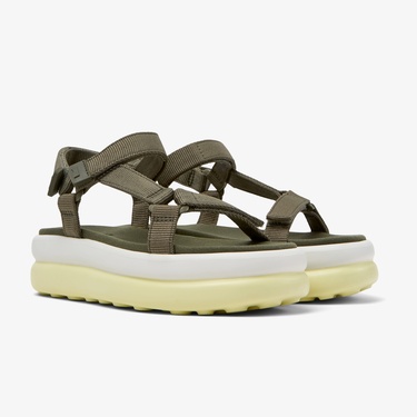  Camper Pelotas Flota Up Kadın Yeşil Sandalet