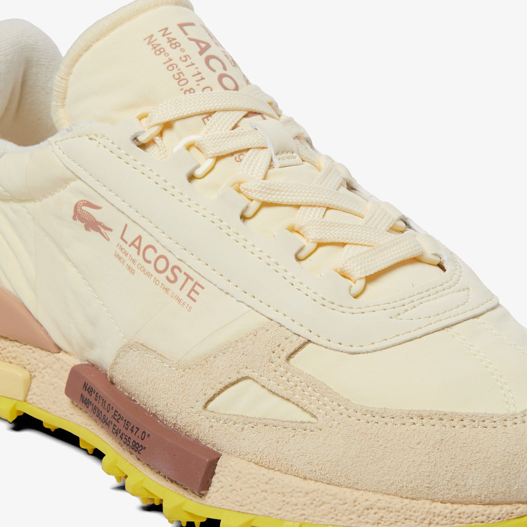 Lacoste Elite Active Erkek Krem Sneaker