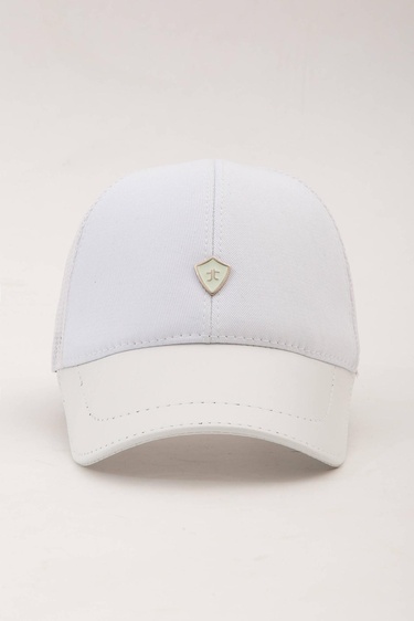  Tamer Tanca Erkek Kumaş Beyaz Şapka