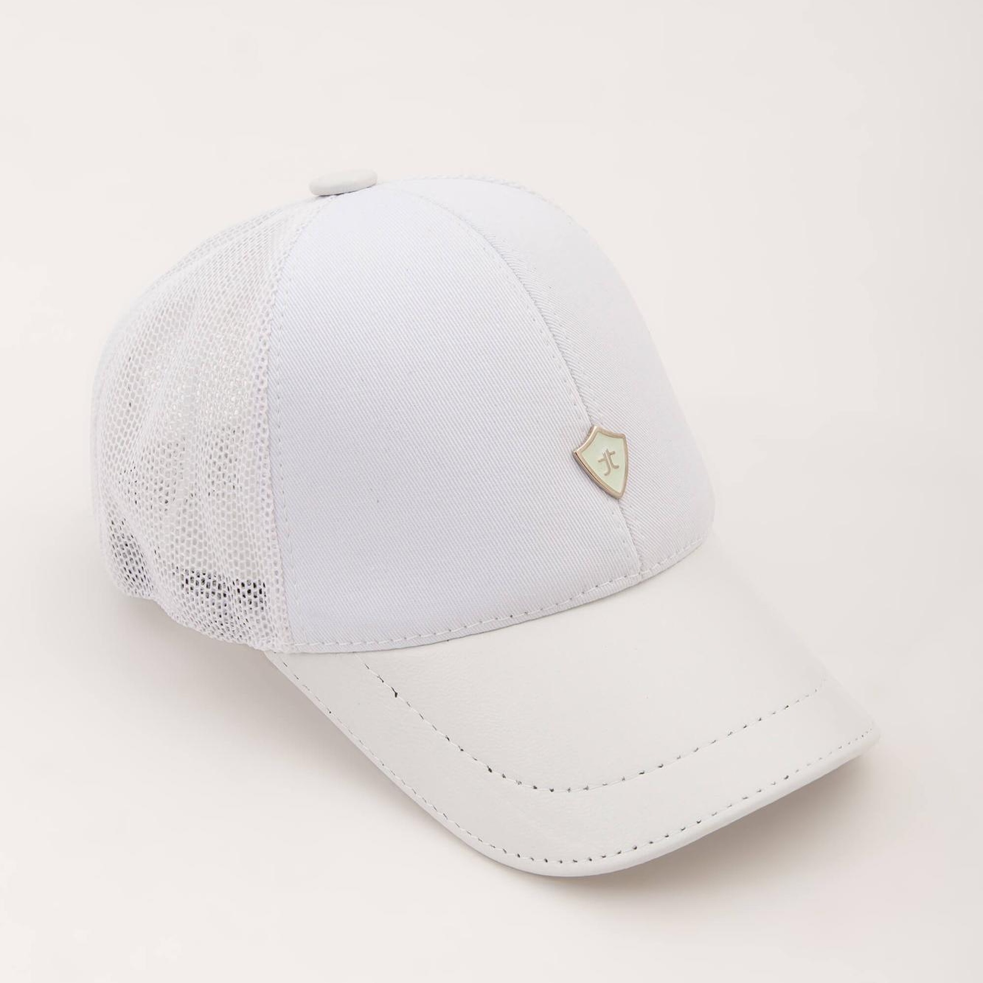 Tamer Tanca Erkek Kumaş Beyaz Şapka