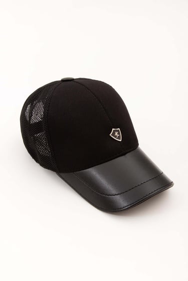  Tamer Tanca Erkek Kumaş Siyah Şapka