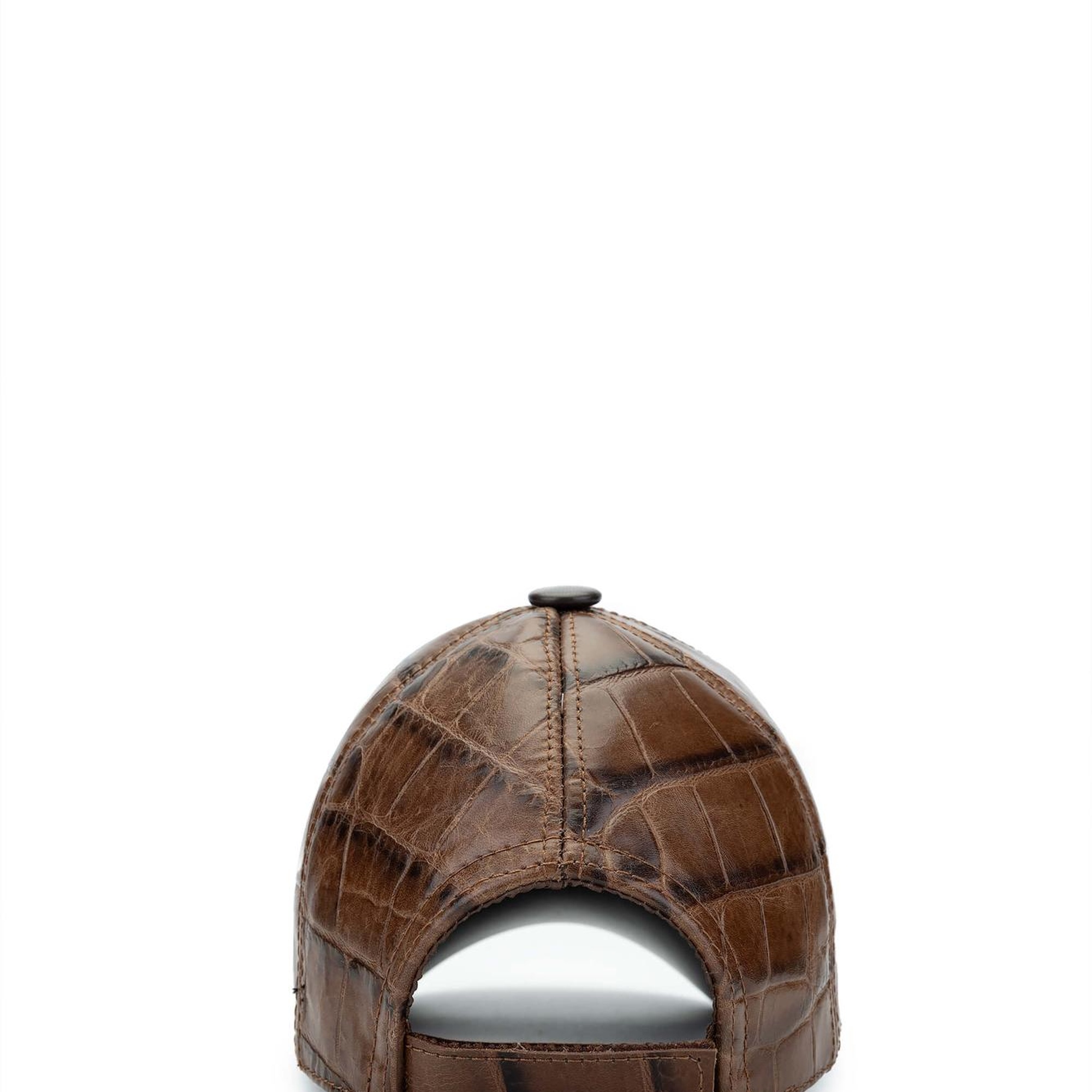 Tamer Tanca Erkek Hakiki Deri Taba Beyzbol Şapka