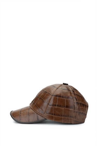  Tamer Tanca Erkek Hakiki Deri Taba Beyzbol Şapka