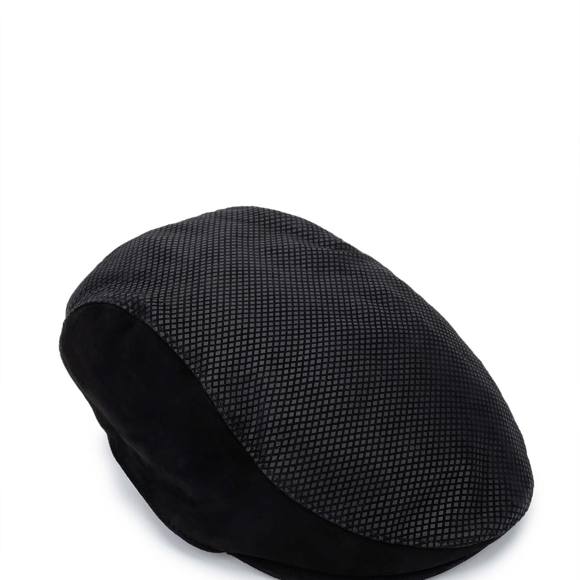 Tamer Tanca Erkek Hakiki Deri Siyah Süet London Şapka