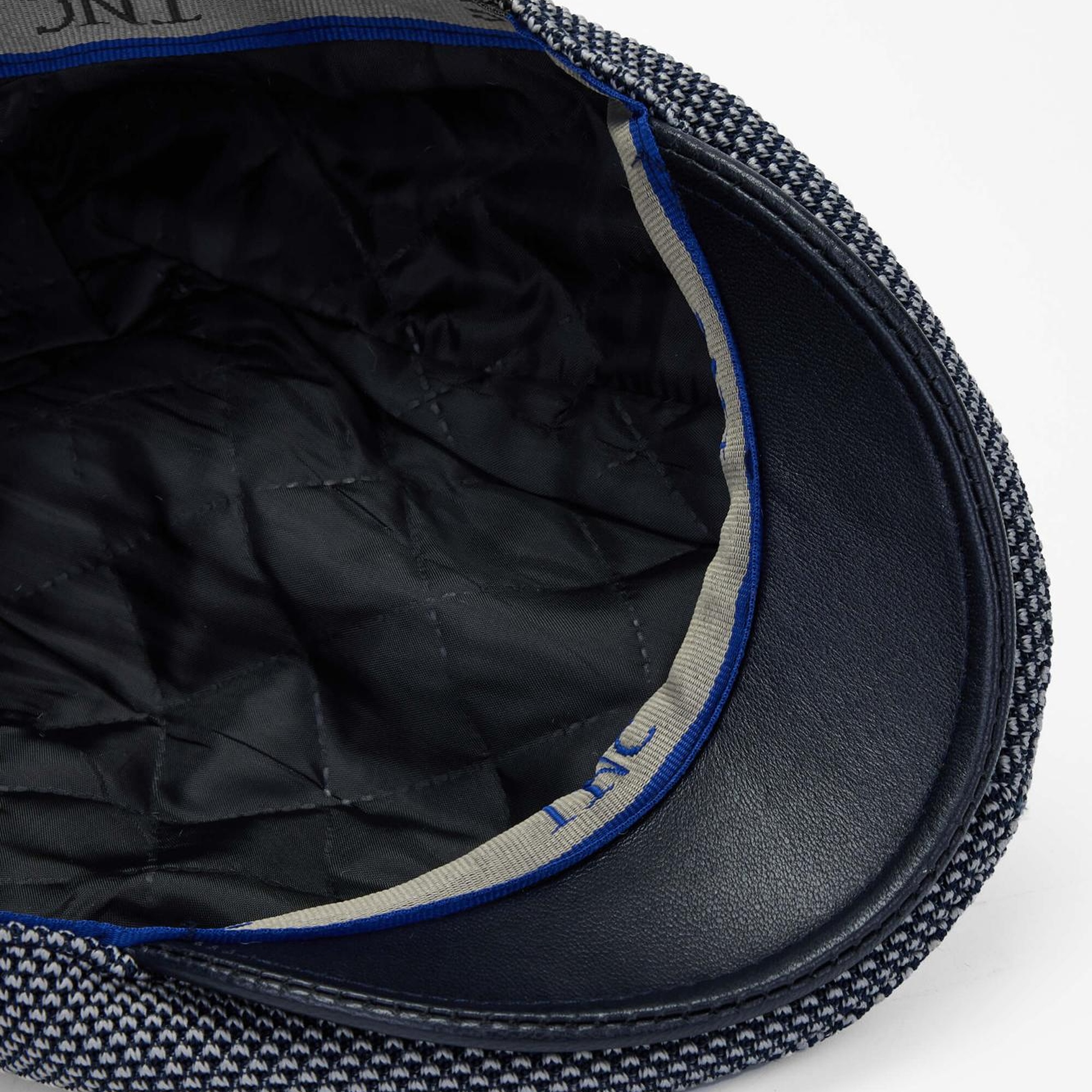 Tamer Tanca Erkek Deri & Tekstil Lacivert Kasket Şapka