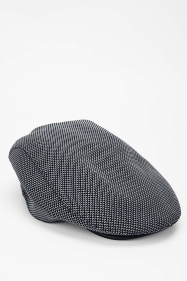  Tamer Tanca Erkek Deri & Tekstil Siyah Kasket Şapka