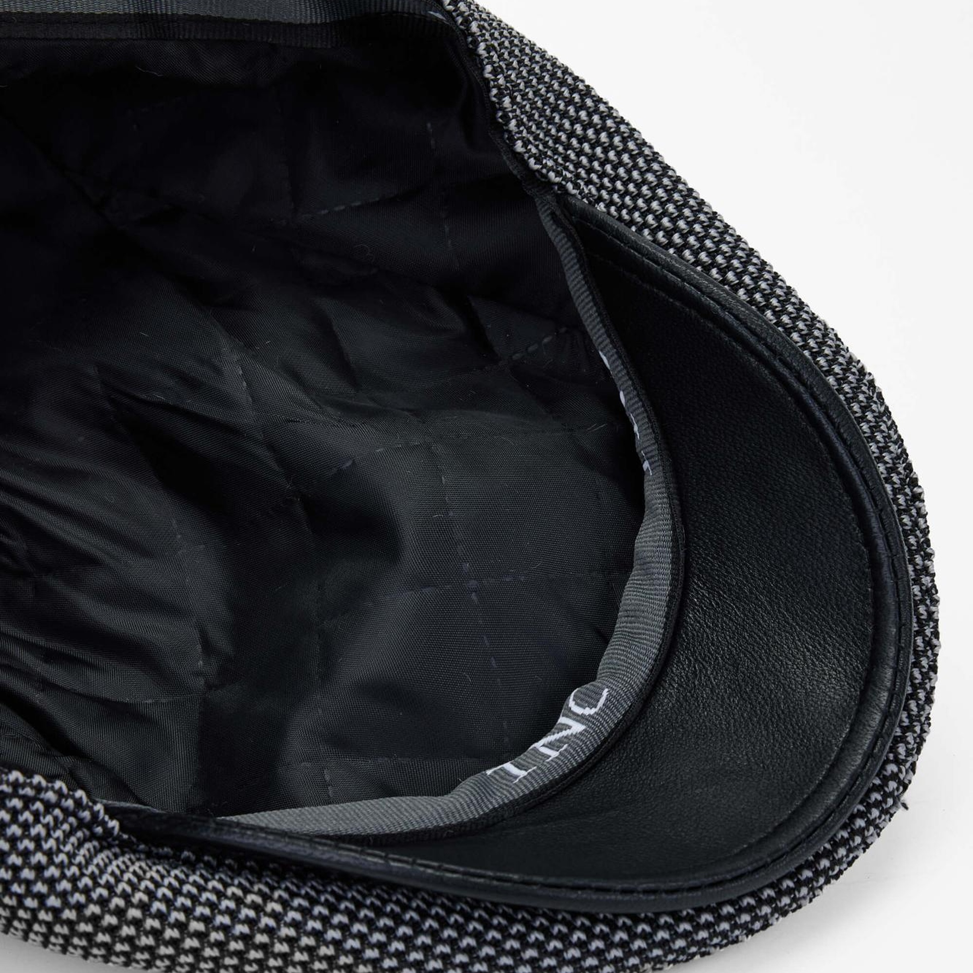 Tamer Tanca Erkek Deri & Tekstil Siyah Kasket Şapka