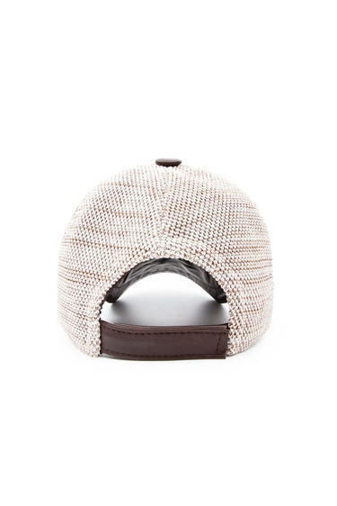  Tamer Tanca Erkek Hakiki Deri Kahverengi Şapka