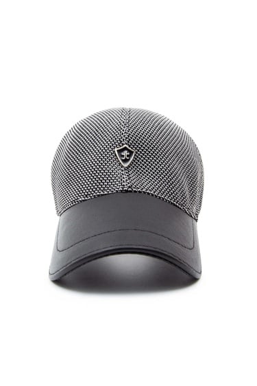  Tamer Tanca Erkek Hakiki Deri Siyah Şapka