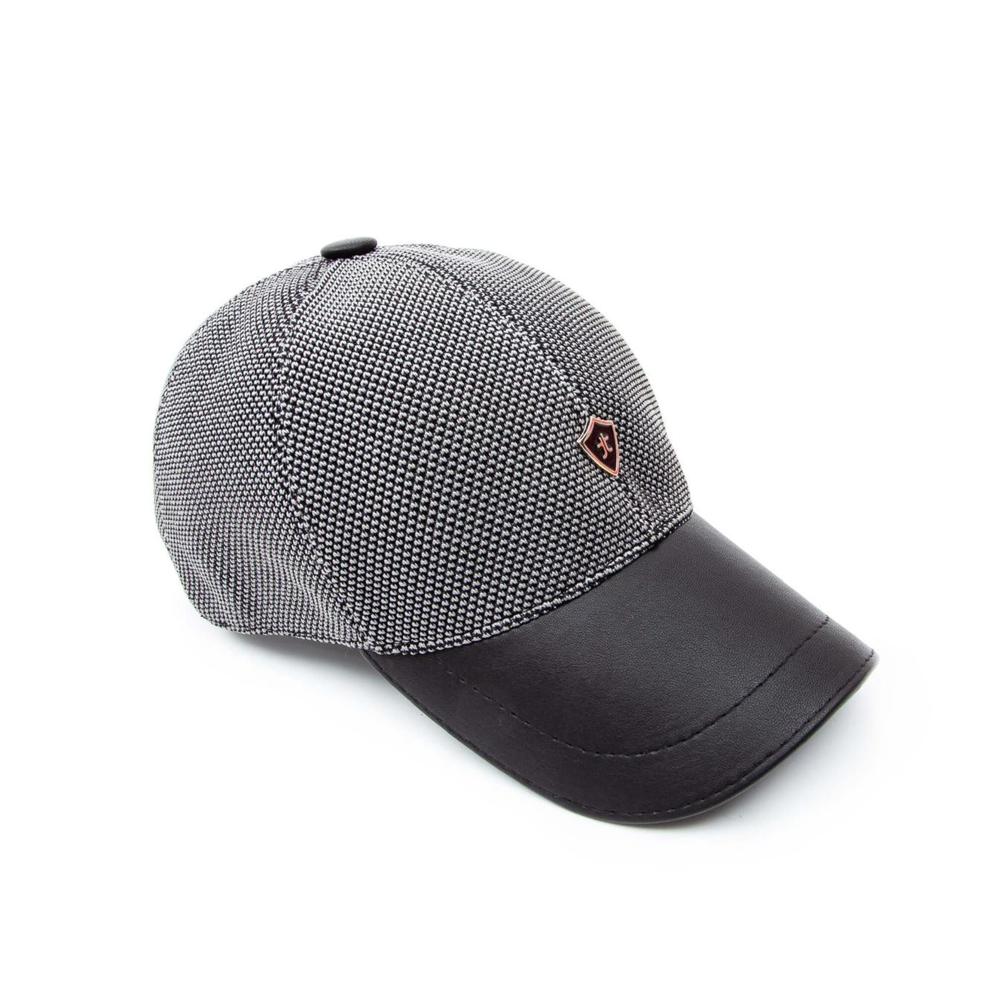 Tamer Tanca Erkek Hakiki Deri Siyah Şapka