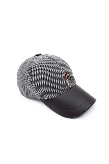  Tamer Tanca Erkek Hakiki Deri Siyah Şapka