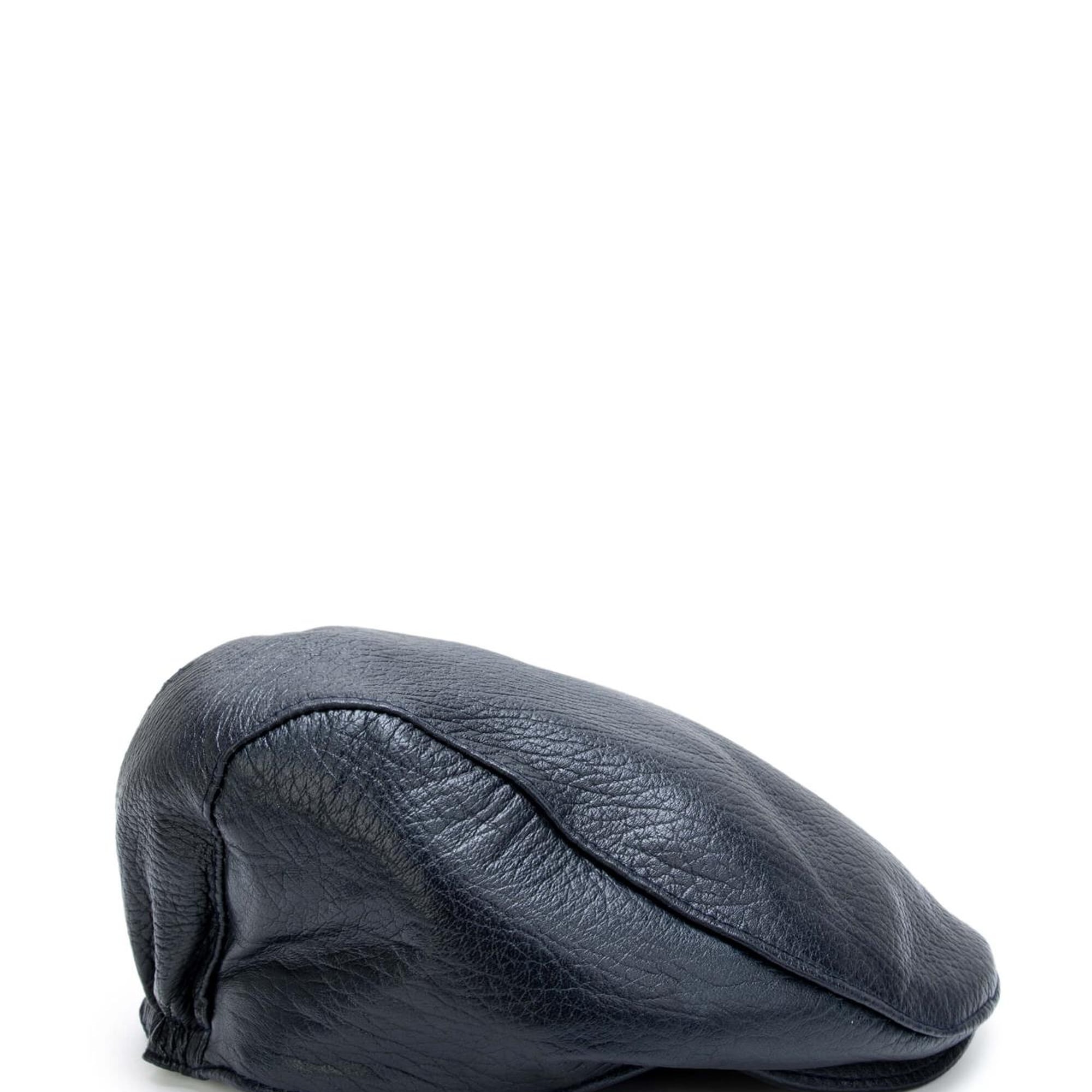 Tamer Tanca Erkek Hakiki Deri Kasket Şapka