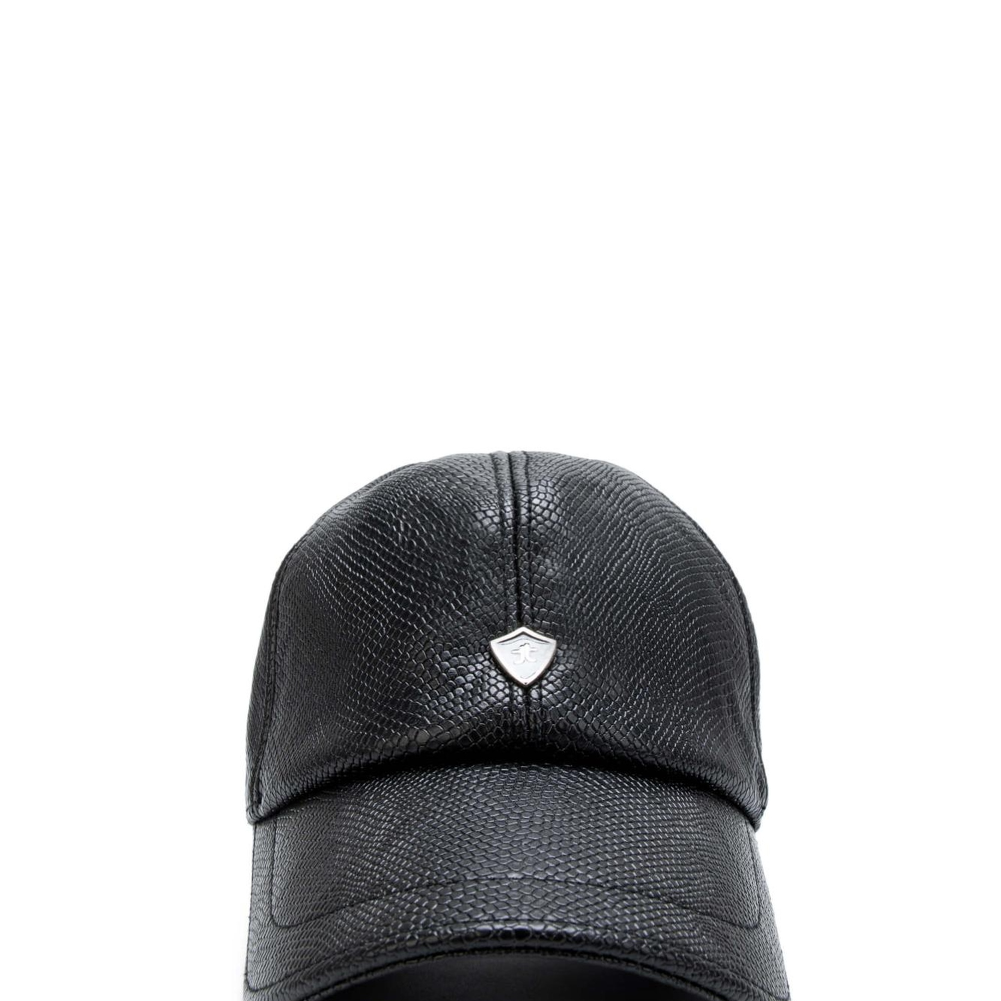 Tamer Tanca Erkek Vegan Siyah Baskı Şapka