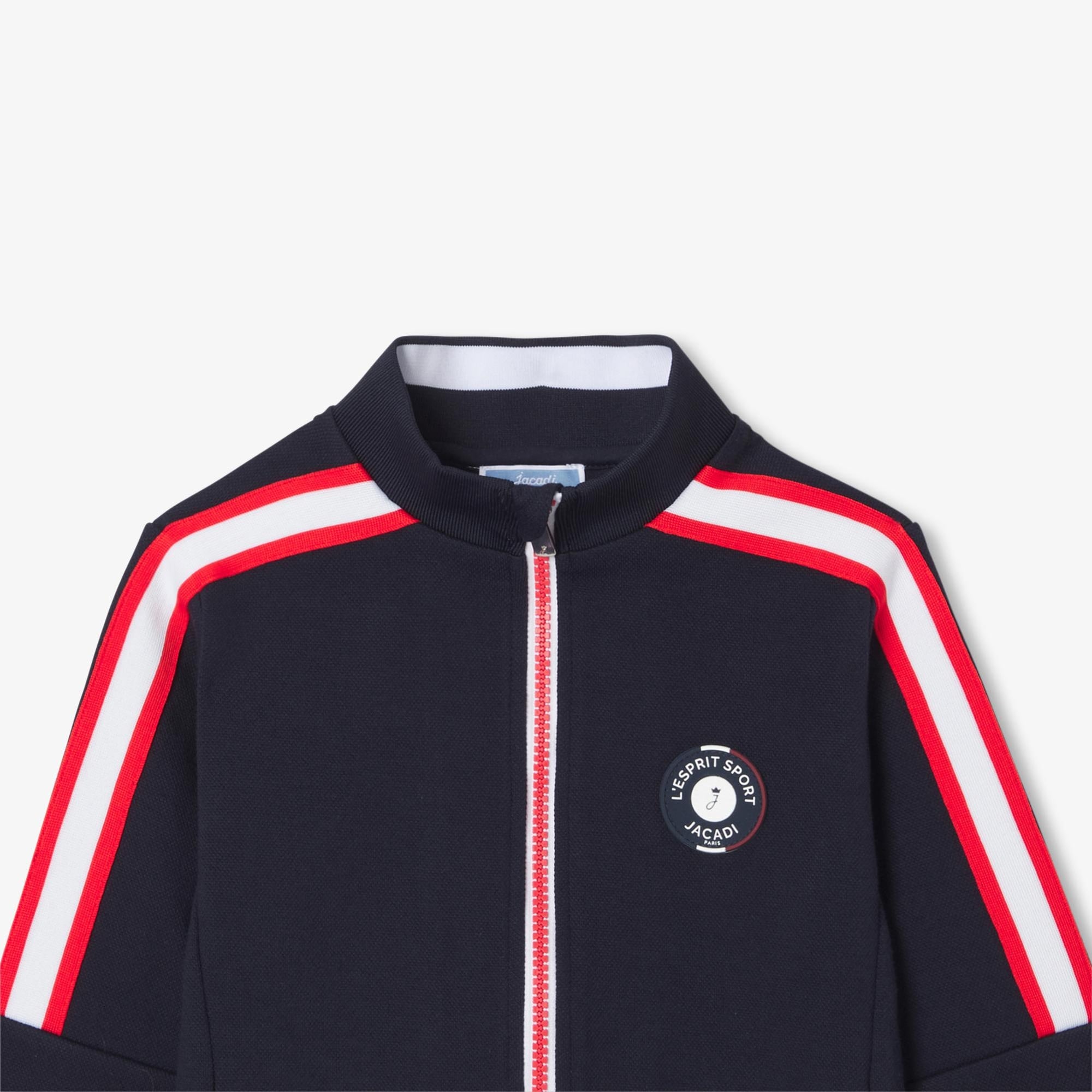 Jacadi Paris Erkek Çocuk Pamuklu Pike Fermuarlı Sweatshirt