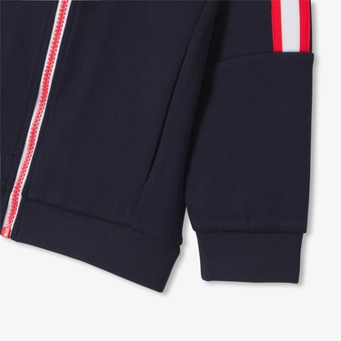  Jacadi Paris Erkek Çocuk Pamuklu Pike Fermuarlı Sweatshirt