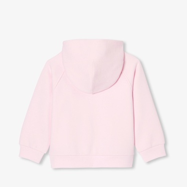  Jacadi Paris Kız Çocuk Pike Kapüşonlu Fermuarlı Sweatshirt