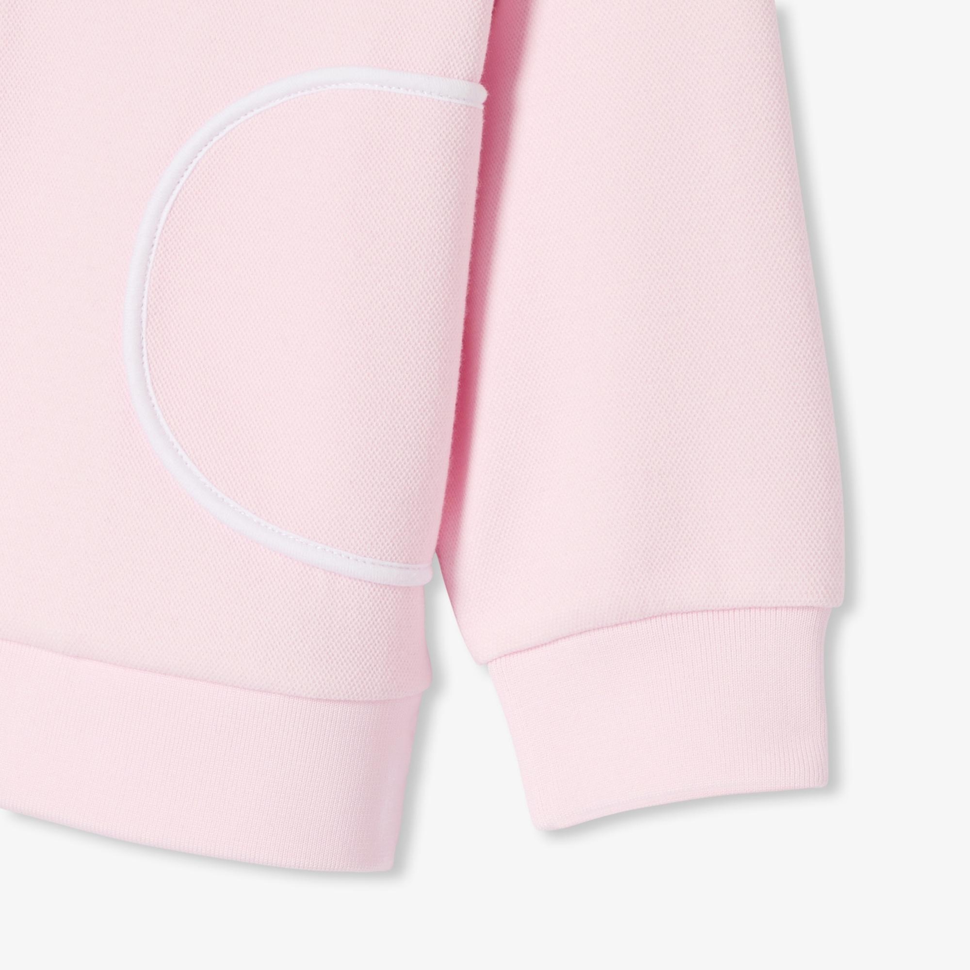 Jacadi Paris Kız Çocuk Pike Kapüşonlu Fermuarlı Sweatshirt