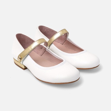  Jacadi Paris Kız Çocuk Deri Babet