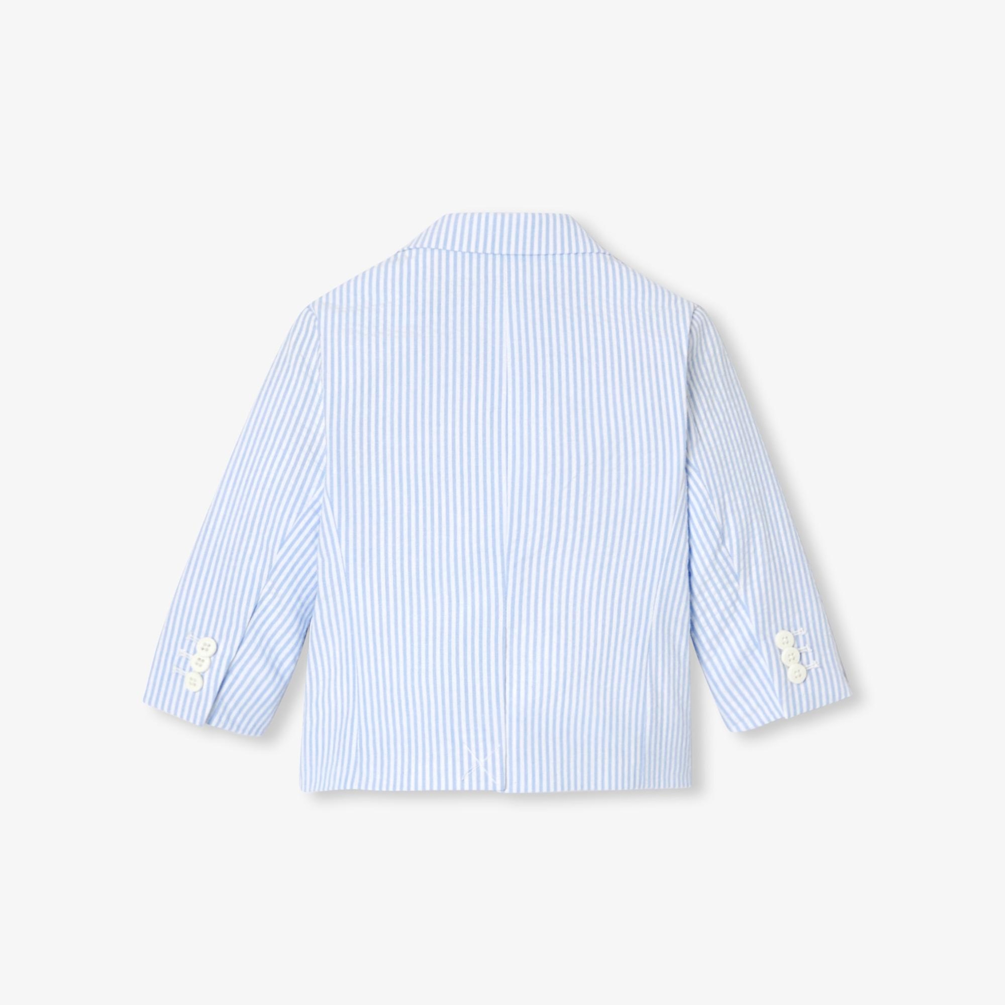 Jacadi Paris Erkek Bebek Gofre Çizgili Ceket