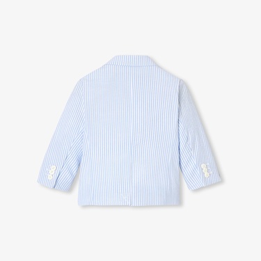  Jacadi Paris Erkek Bebek Gofre Çizgili Ceket