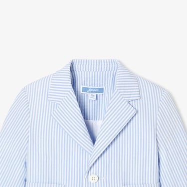  Jacadi Paris Erkek Bebek Gofre Çizgili Ceket