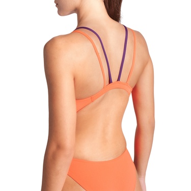  Swimsuit Tech Multi Solid Kadın Kırmızı Yüzücü Mayosu 008054366