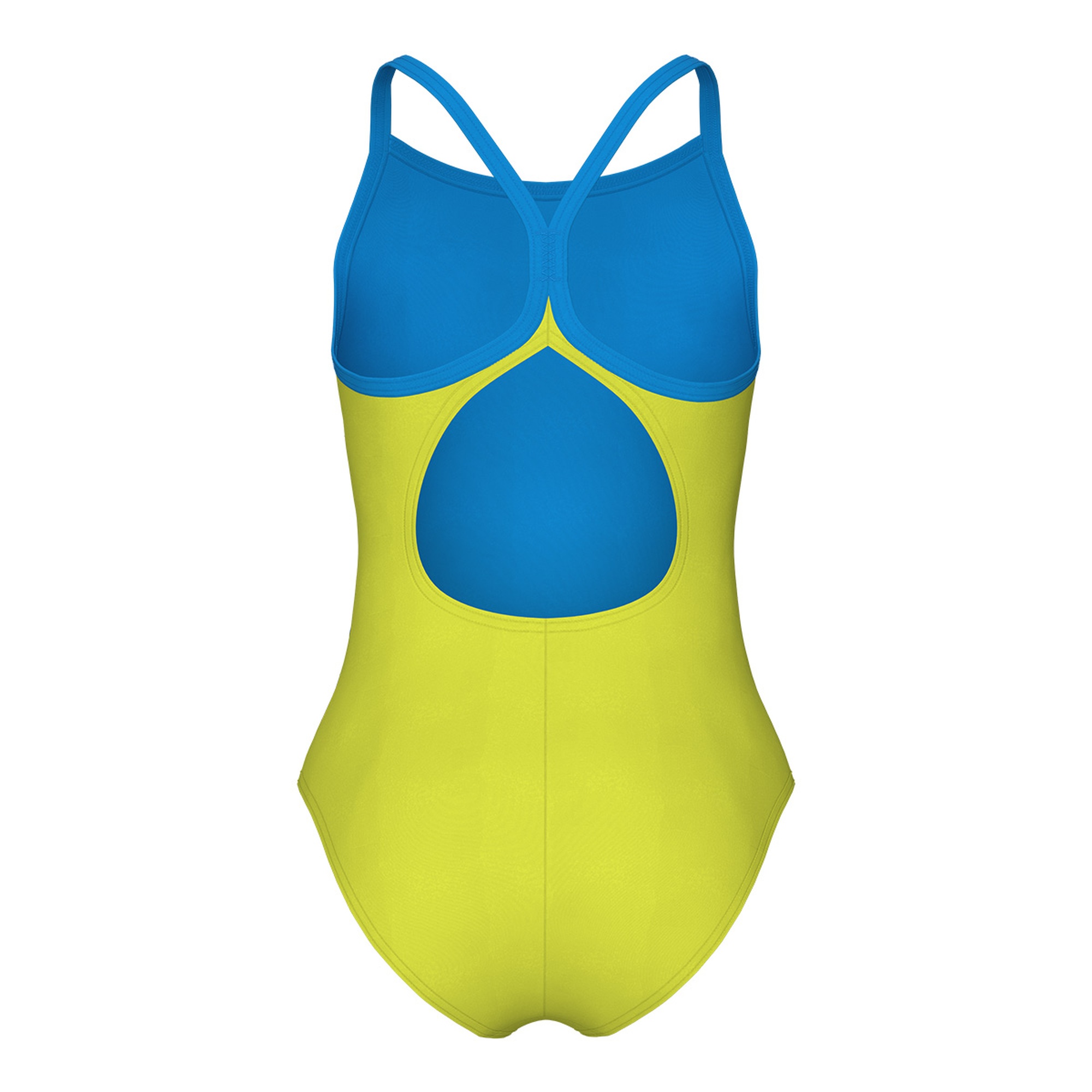 Star Graphic Swimsuit Lightdrop Back Çocuk Yeşil Yüzücü Mayosu 008369608