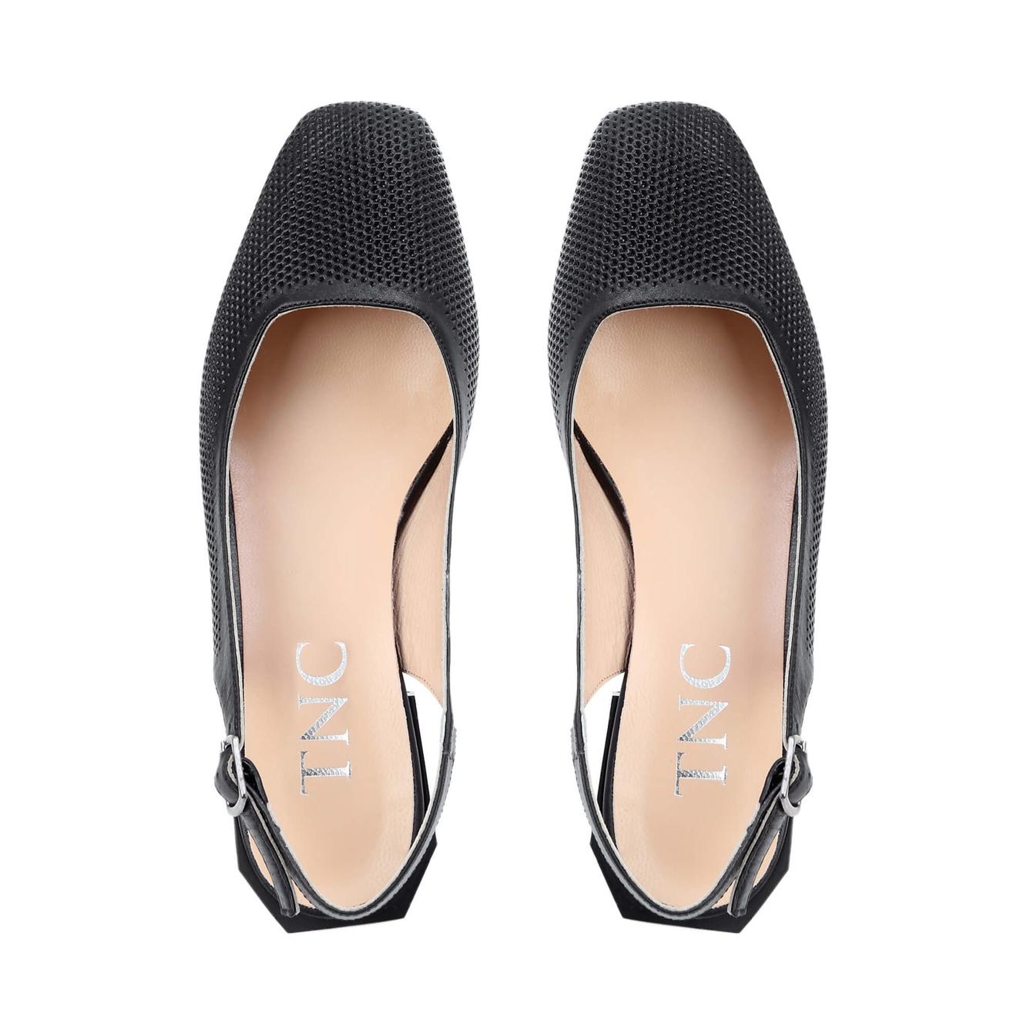 Tamer Tanca Kadın Hakiki Deri Siyah Klasik Ayakkabı