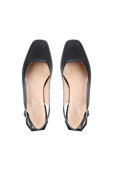  Tamer Tanca Kadın Hakiki Deri Siyah Klasik Ayakkabı