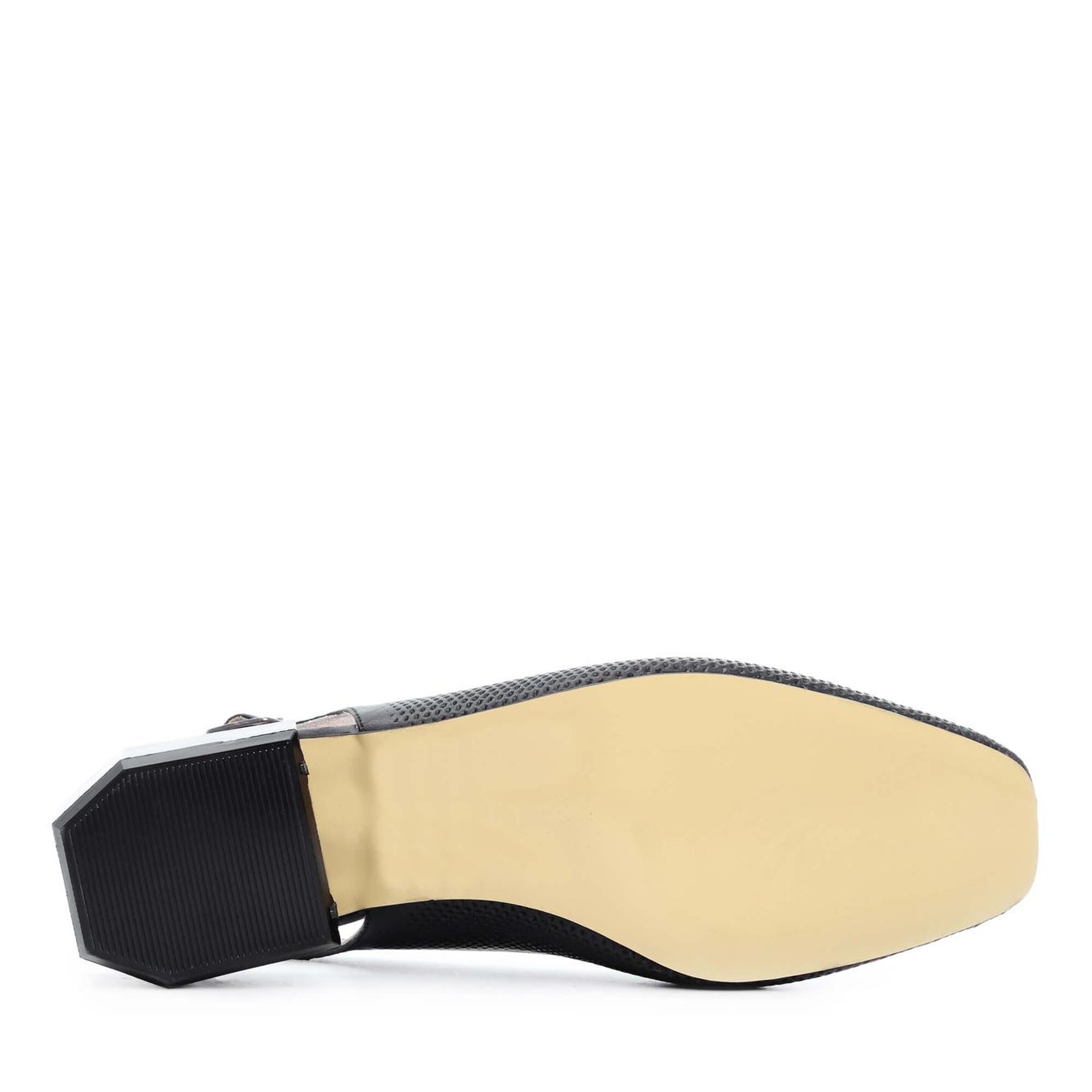 Tamer Tanca Kadın Hakiki Deri Siyah Klasik Ayakkabı