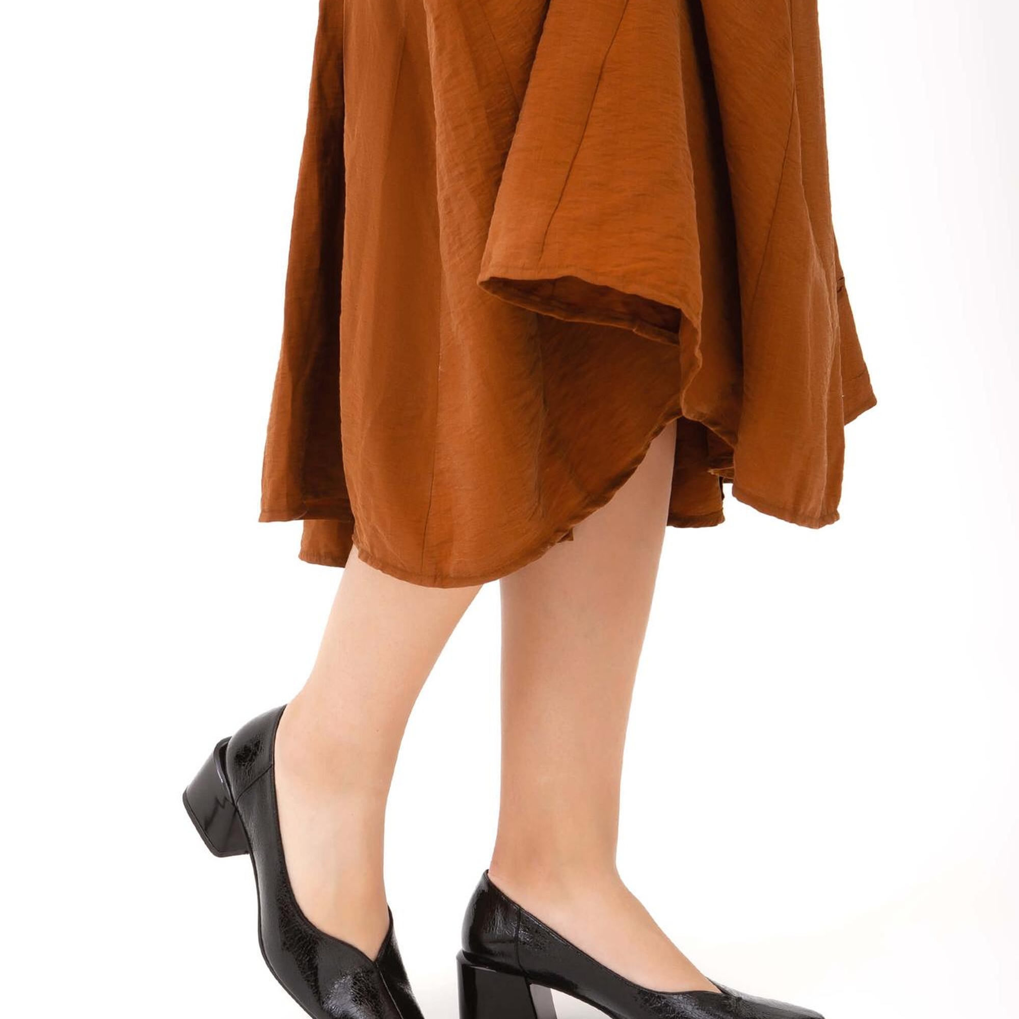 Tamer Tanca Kadın Hakiki Deri Siyah Rugan GOVA Ayakkabı