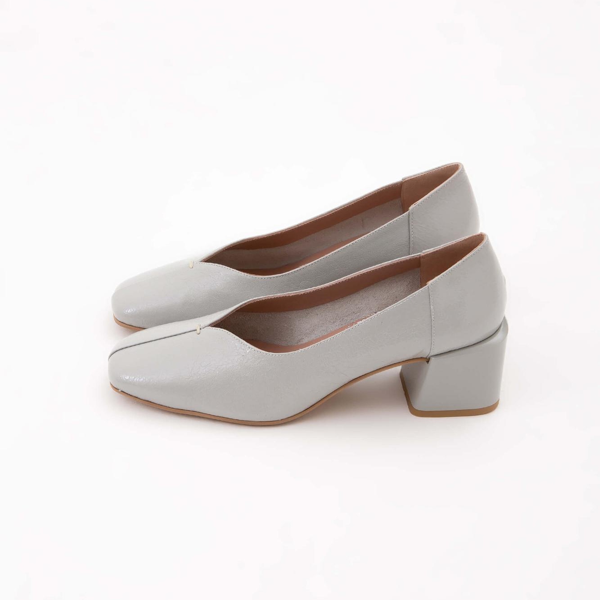 Tamer Tanca Kadın Hakiki Deri Gri Rugan GOVA Ayakkabı