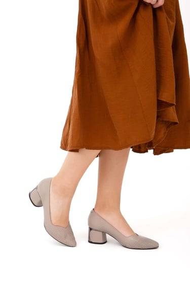  Tamer Tanca Kadın Hakiki Deri Vizon Klasik Ayakkabı