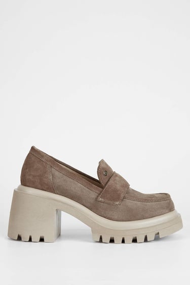  Tamer Tanca Kadın Hakiki Deri Bej Makosen Ayakkabı