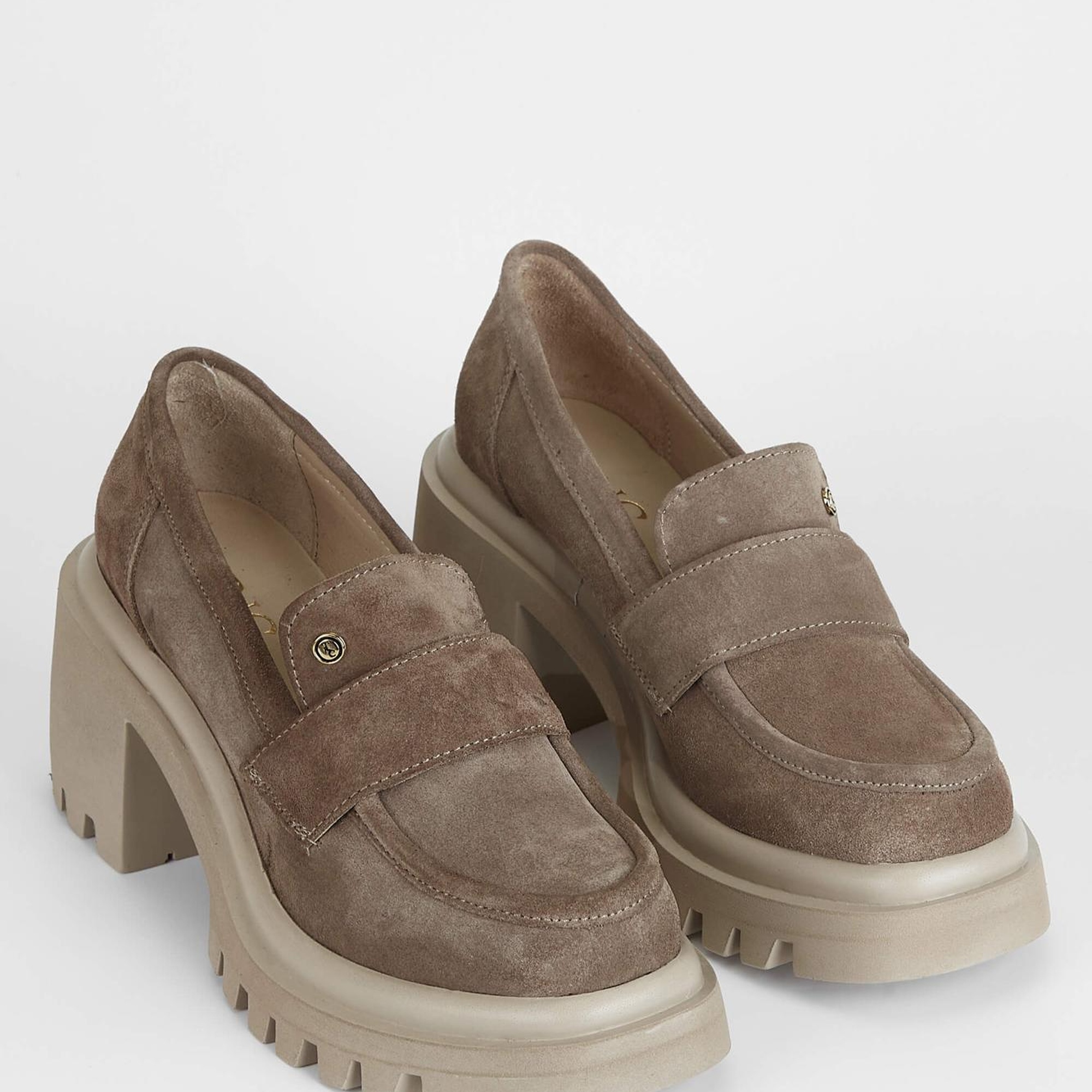 Tamer Tanca Kadın Hakiki Deri Bej Makosen Ayakkabı